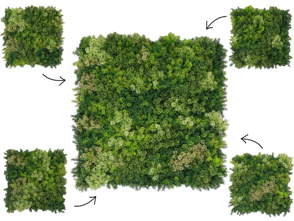 Moss coral mix 2, dílec 50 x 50 cm