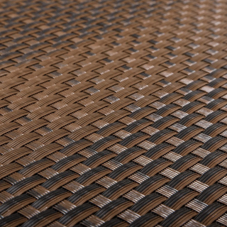 Umělý ratan - černo-hnědá, balení 1x20m
