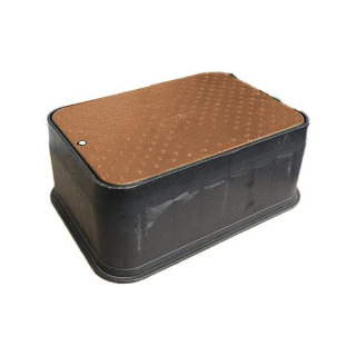STANDARD "NÍZKÁ" - zahradní šachtice PC, hnědé víko