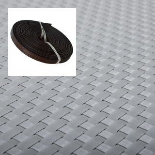 Ratanový opravný pásek - světle šedá, 10m