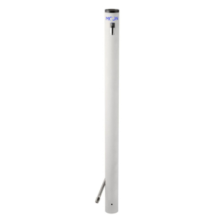 Zahradní sloupek MOON s LED osvětlením - bílý