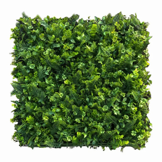 MINI WALL GREEN Fern and clover, dílec 50 x 50 cm