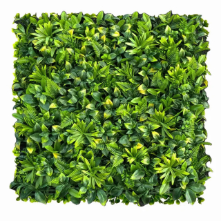 MINI WALL GREEN  yellow Fern 2, dílec 50 x 50 cm