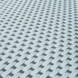 Umělý ratan - světle šedá-tmavě šedá, balení 1x20m