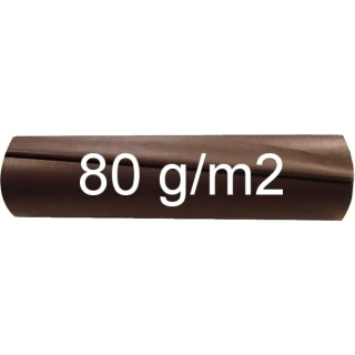 Extra pevná hnědá mulčovací textilie 80g, 1,6m x 100m