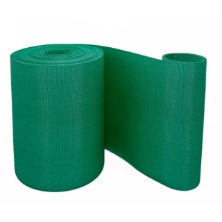 Tkaný textilní pás - zelený, 19cm x 28m