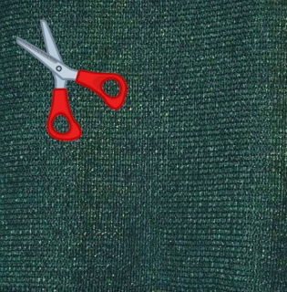 Stínící tkanina 150 g/m2, zelená, výška 1,2m - metráž