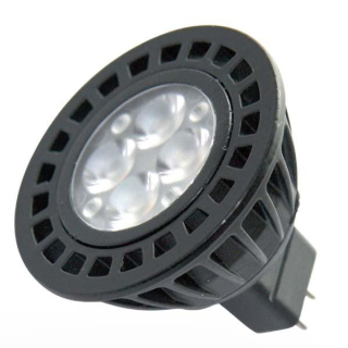 Power LED MR16, 12 V AC, GU 5.3, 5 W, teplá bílá